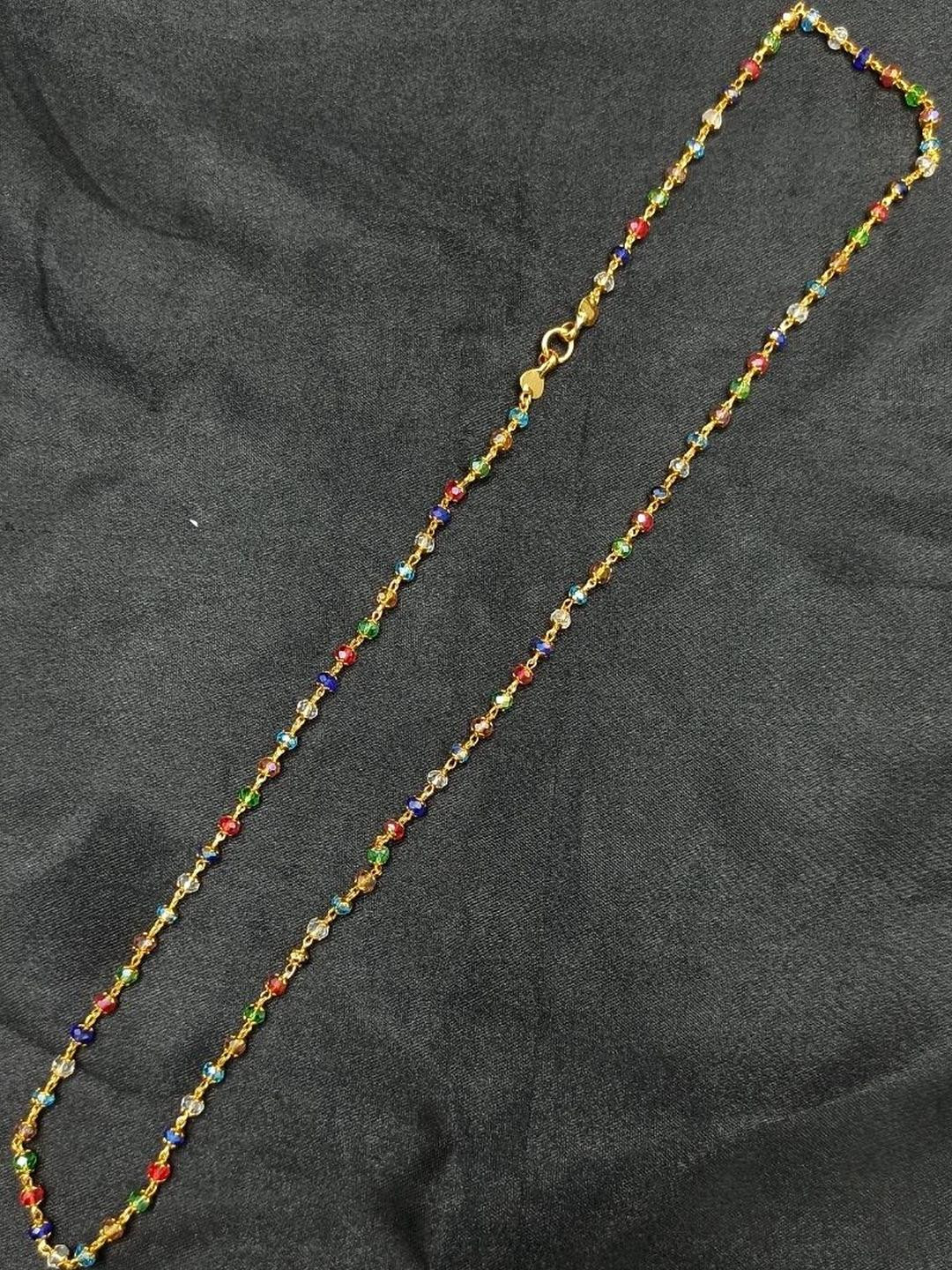 PRS GOLD COVERING Gold-Plated Beaded Copper Chain