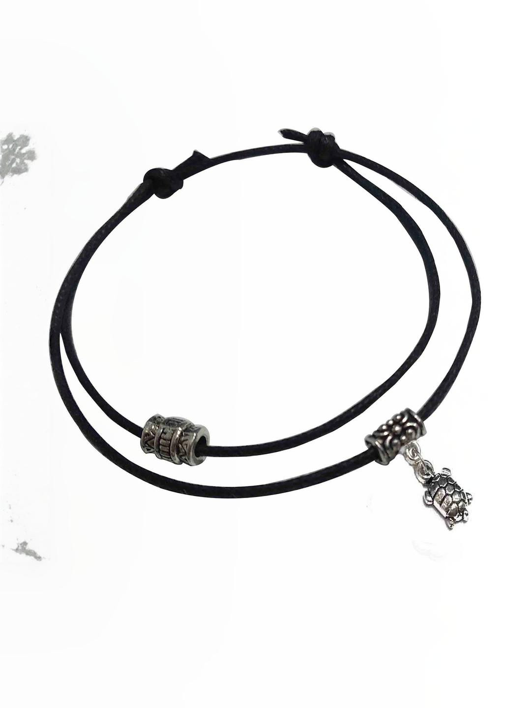 gurjari jewellers Alloy Double Layer Charm Anklet