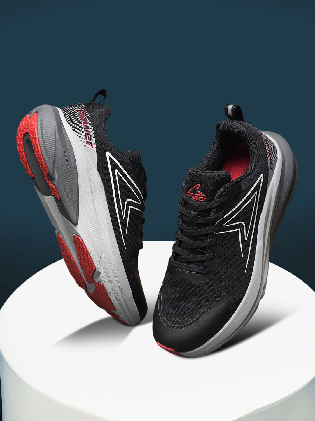 Power Men Printed Lace-Up Smart Casual Sneakers