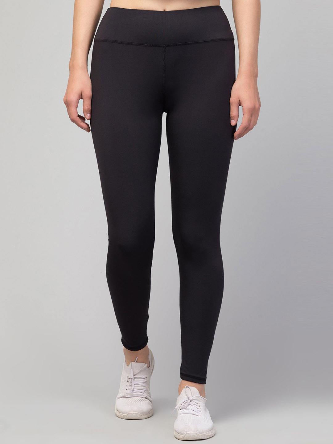 Attire Zone Dri-Fit High-Rise Ankle-Length Gym Tights