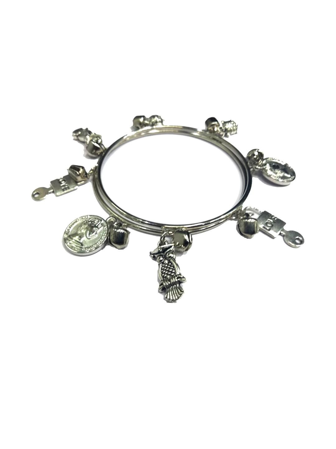 gurjari jewellers Women Silver Oxidised Bangles