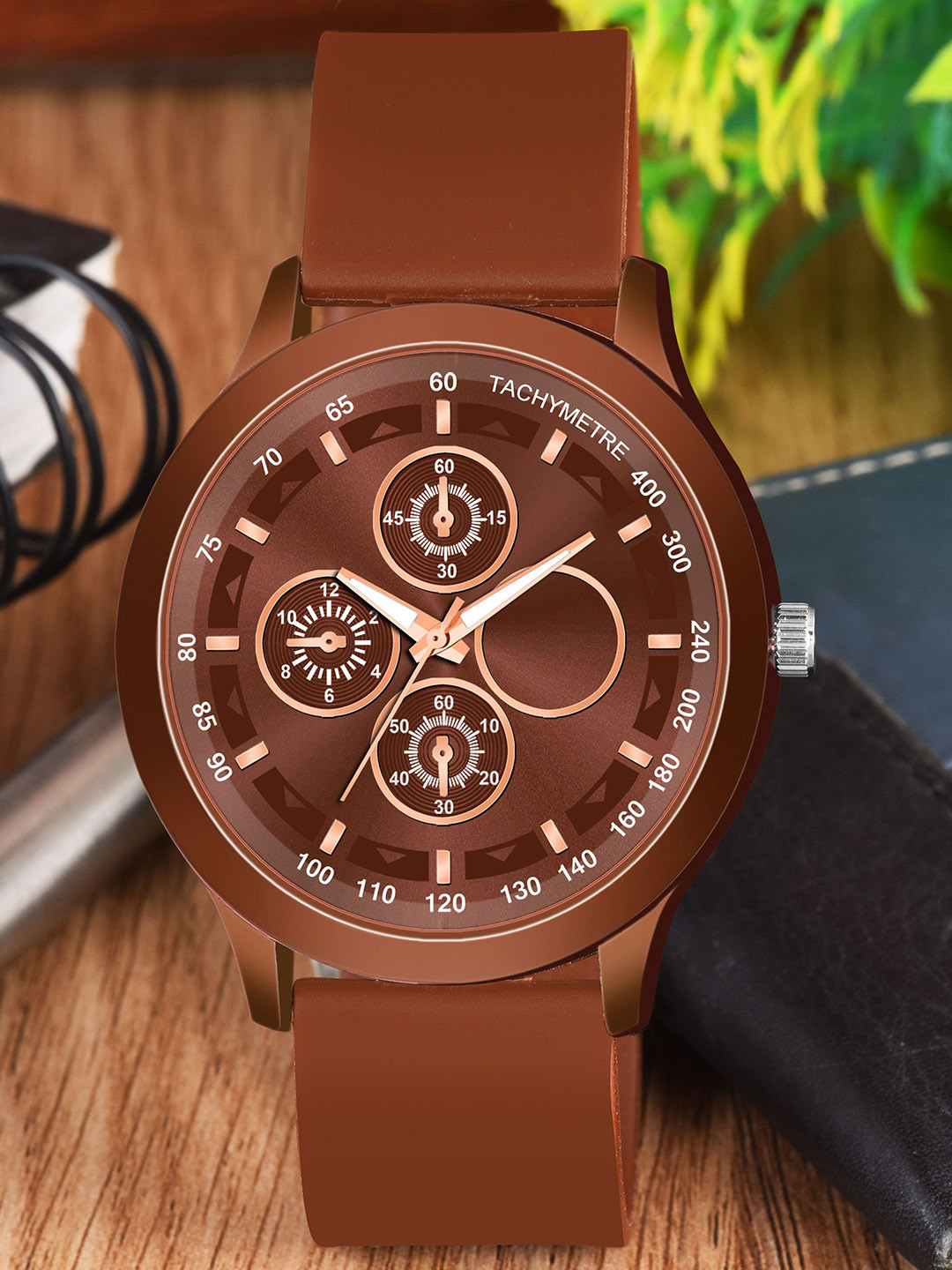 Gopal Shopcart Unisex Dial & Straps Analogue Watch GR 1007 F2BRO 804 BRO