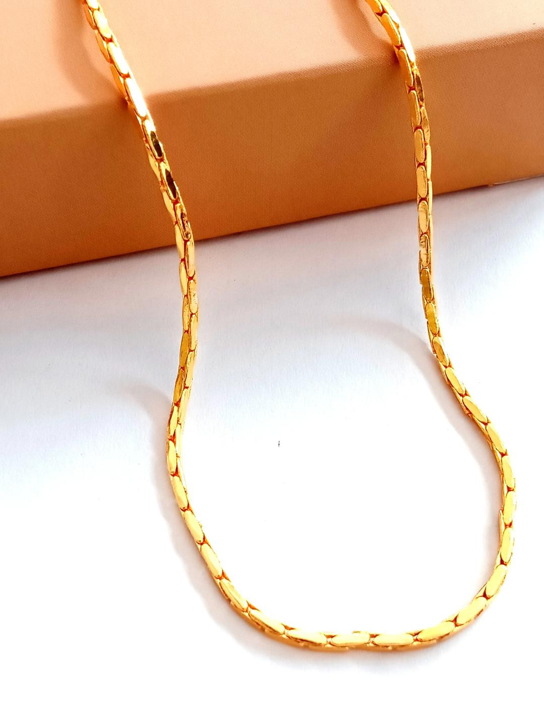 Nawab Collection Unisex Brass Gold-Plated Chain