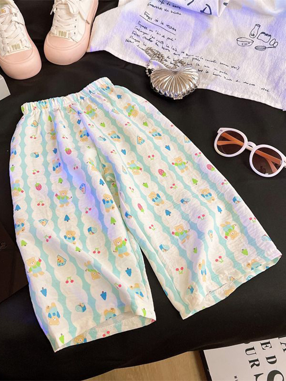 StyleCast x Revolte Girls Humour and Comic Printed Shorts