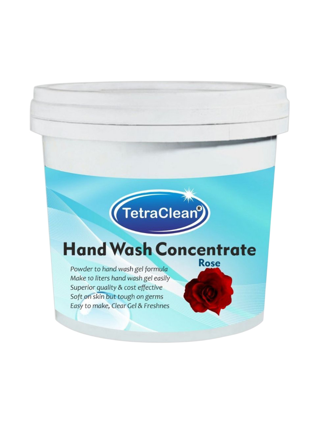 TetraClean Hand Wash Concentrate Powder With Rose - 500 g