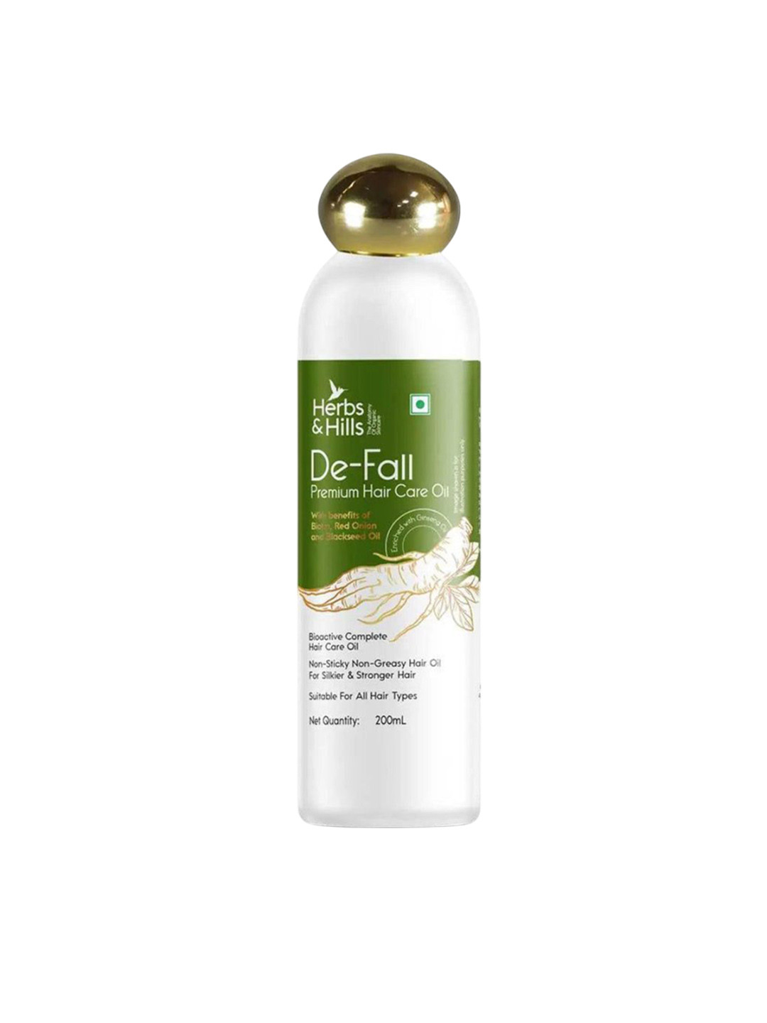 Herbs & Hills De-Fall Premium Hair Care Oil -200 ml
