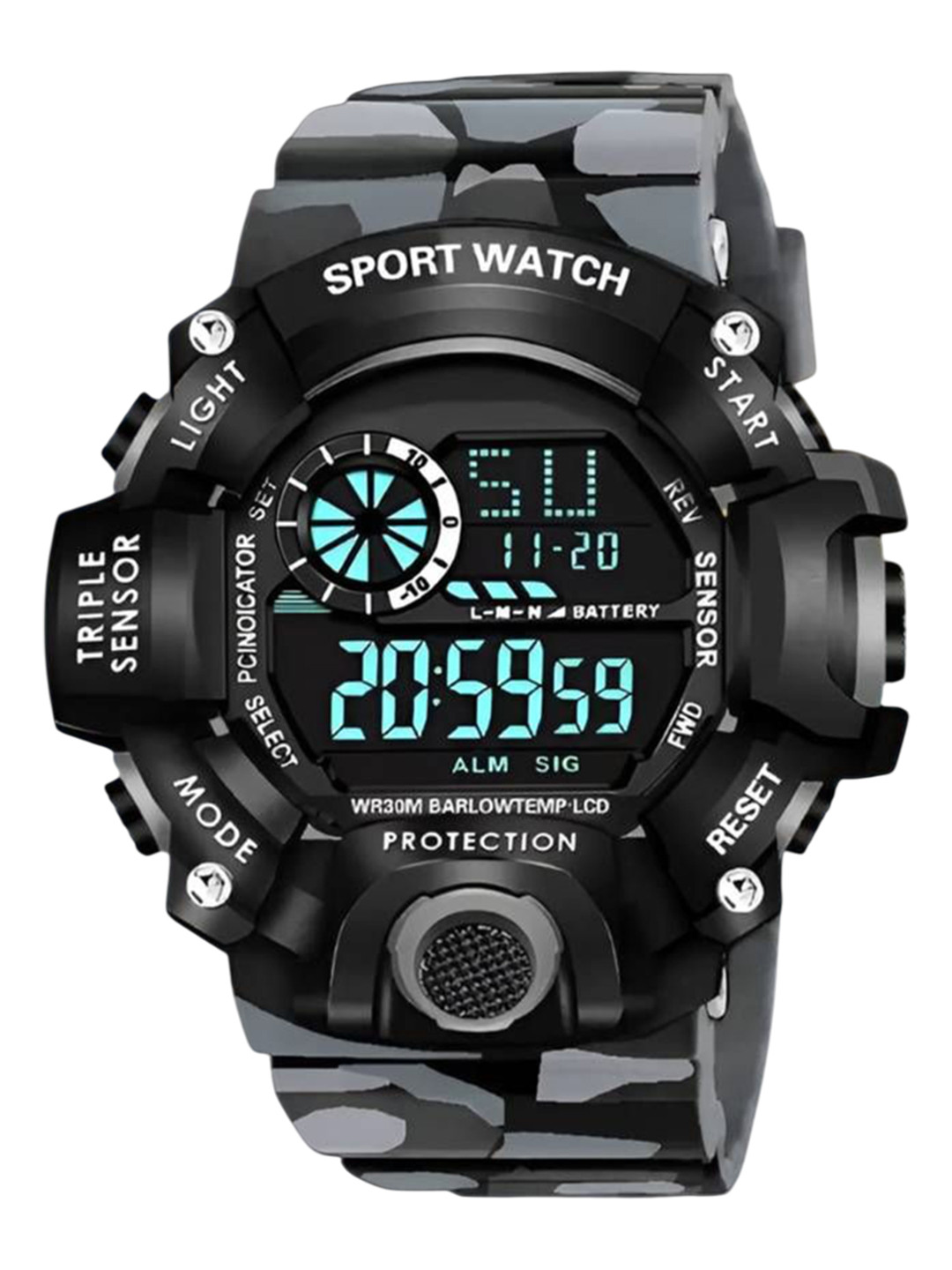 Hala Men Solid Round Tang Regular Digital Watch-G90-5