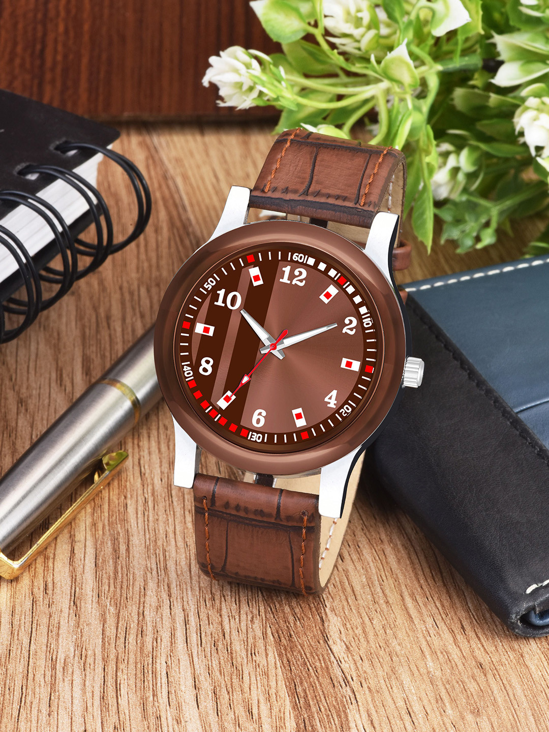 CSAMON Men Printed Analogue Watch B9050 BROPata Aeviyo Silm L_F