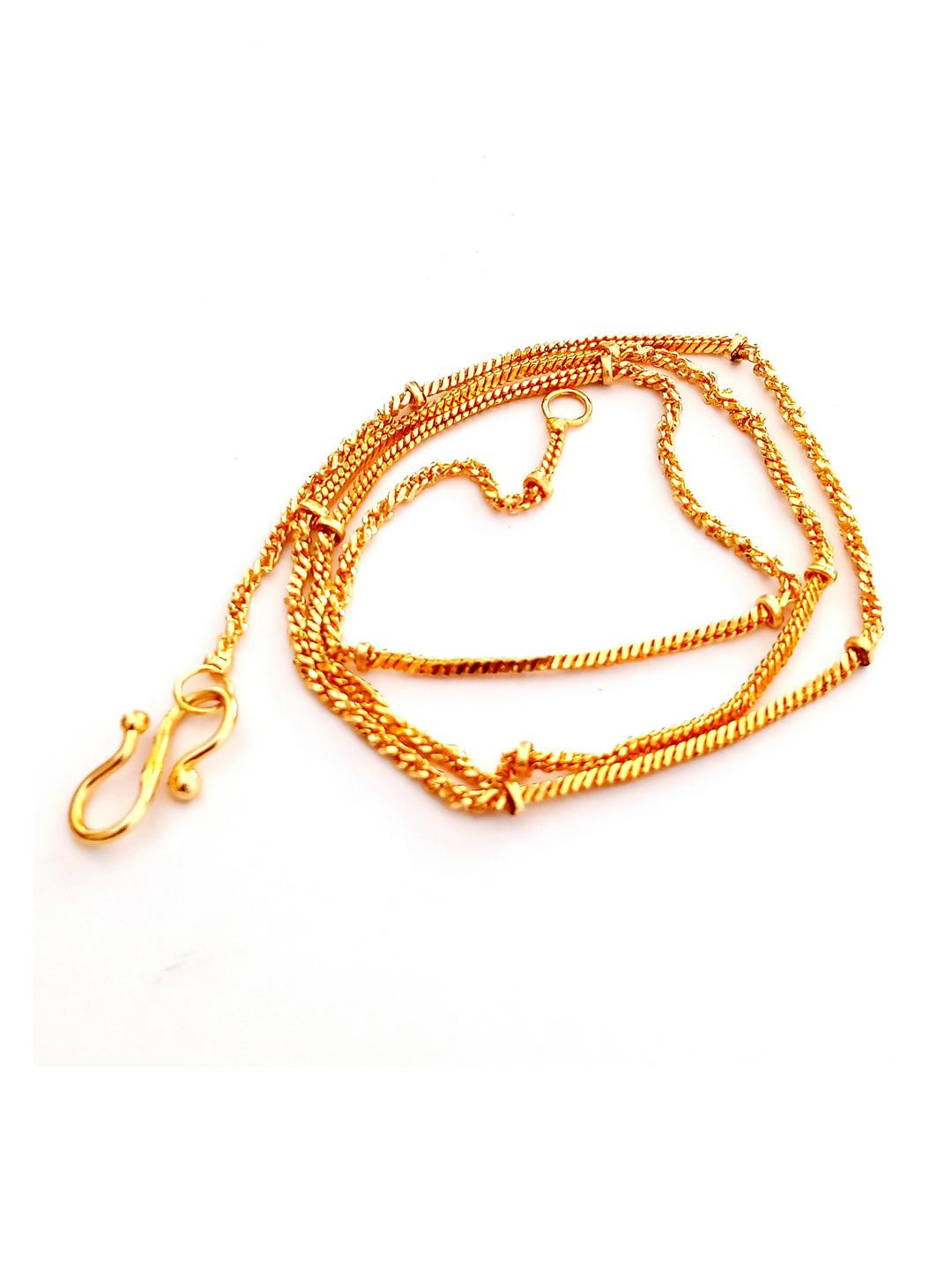 Nawab Collection Brass Gold-Plated Chain