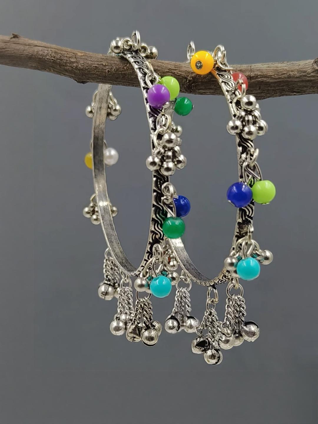 gurjari jewellers Pack of 2 Women Solver Toned Bangle