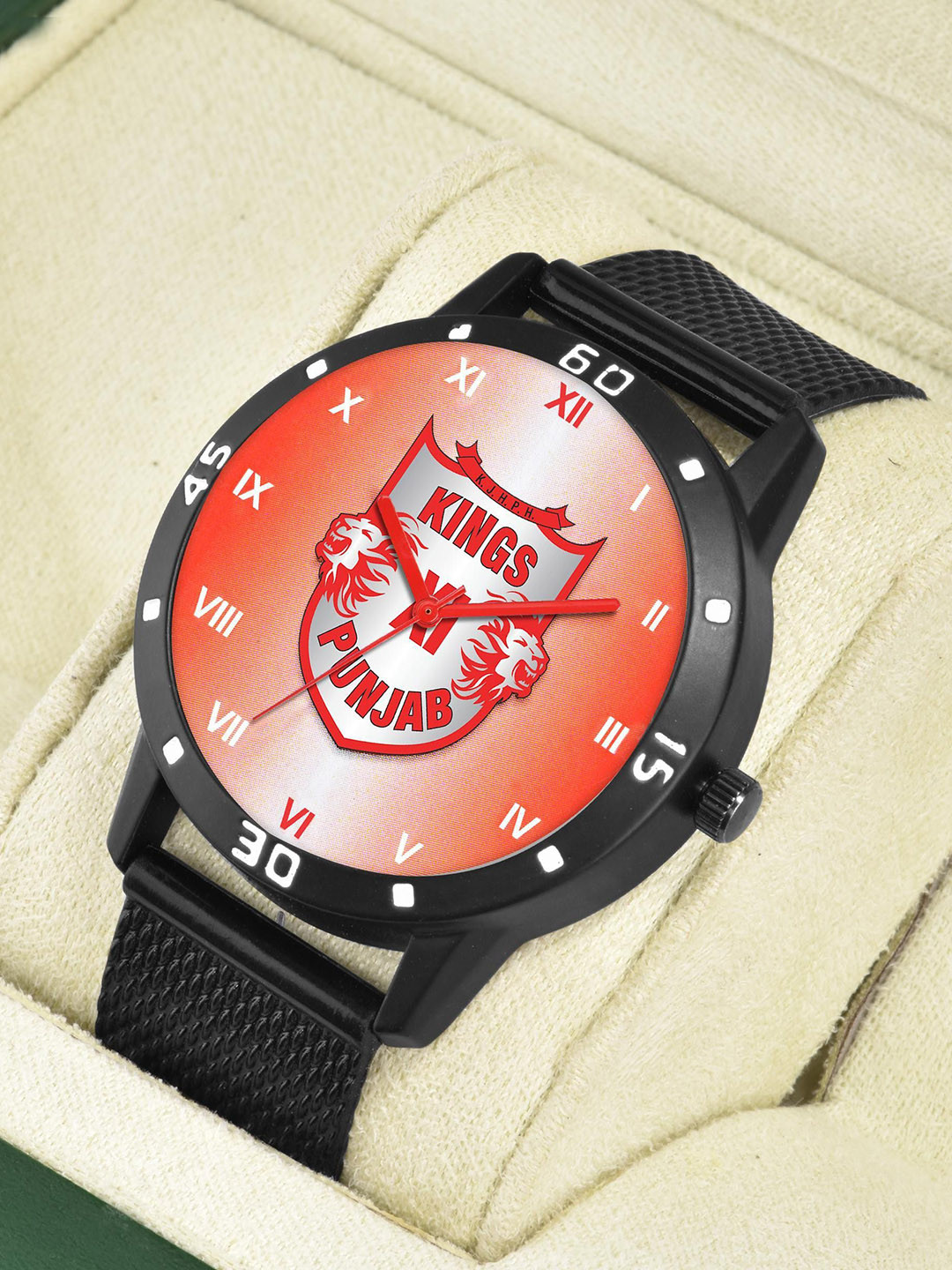 CSAMON Men Printed Dial Bracelet Straps Analogue Watch KXIP_BlackAeviyo_Case