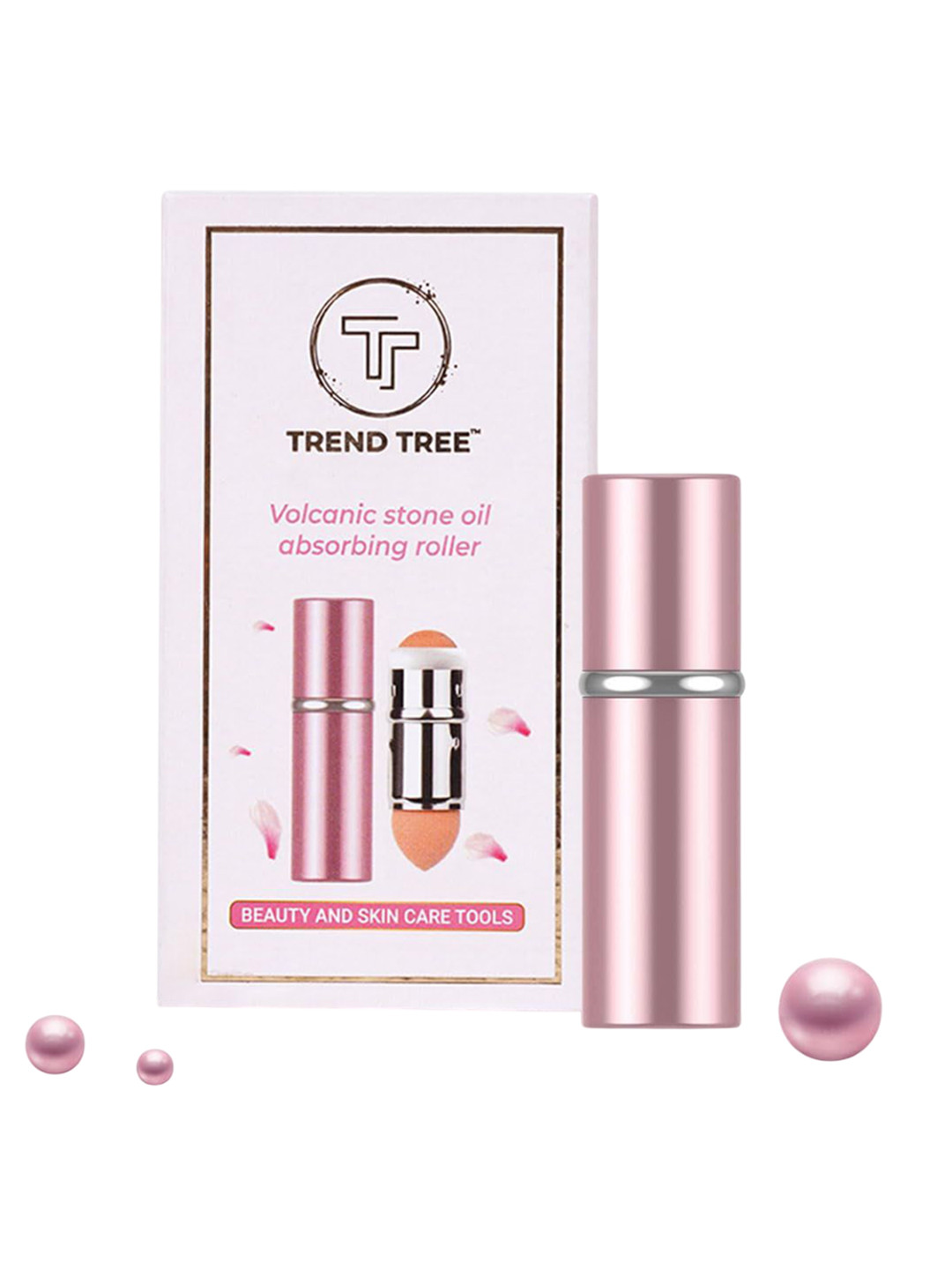 TRENDTREE 2-in-1 High Quality Face Roller & Beauty Blender