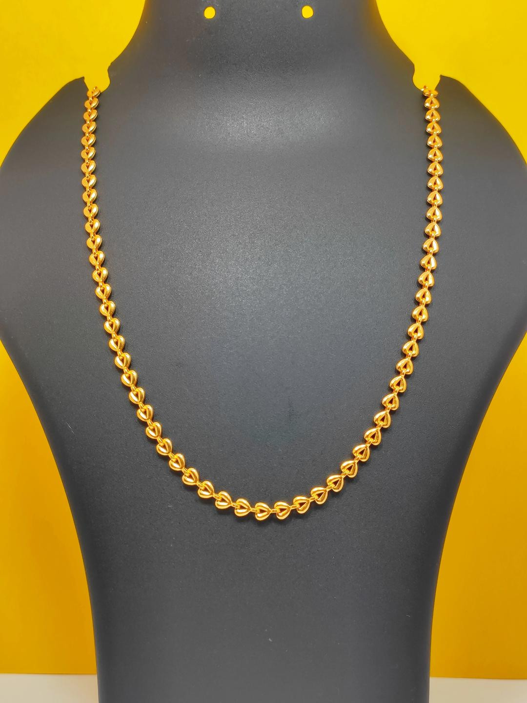 DIVYANSHI COLLECTION Unisex One Gram  Gold-Plated Chain