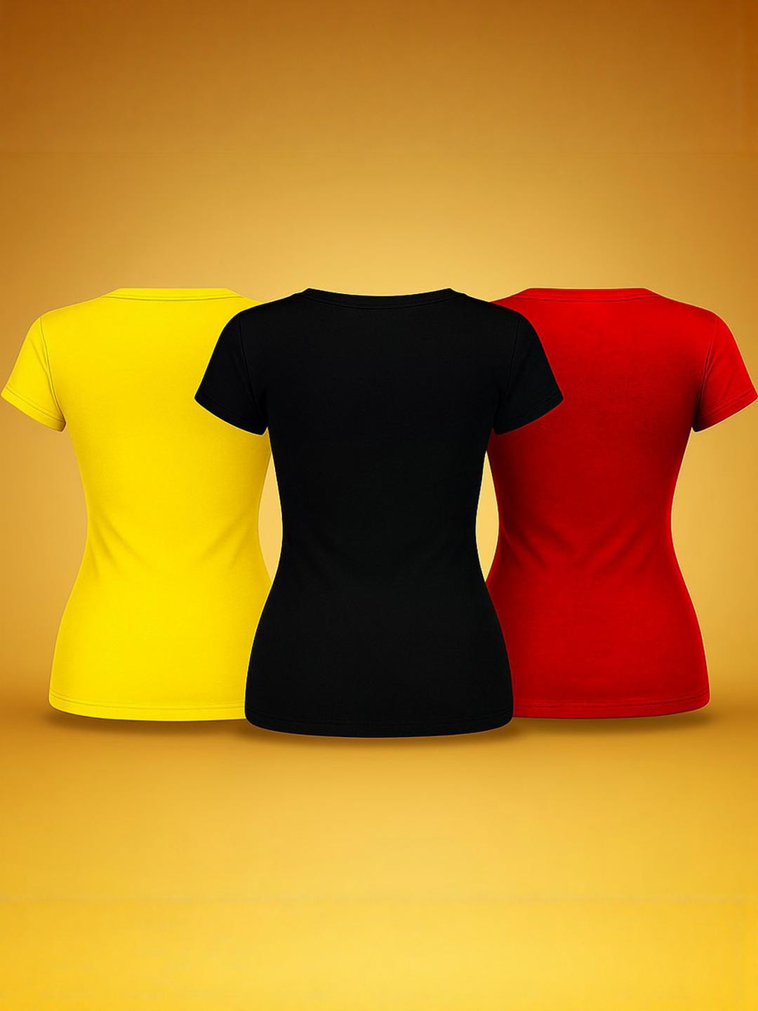 CUTE TREND Girls 3 Piece Graphic Printed T-shirt