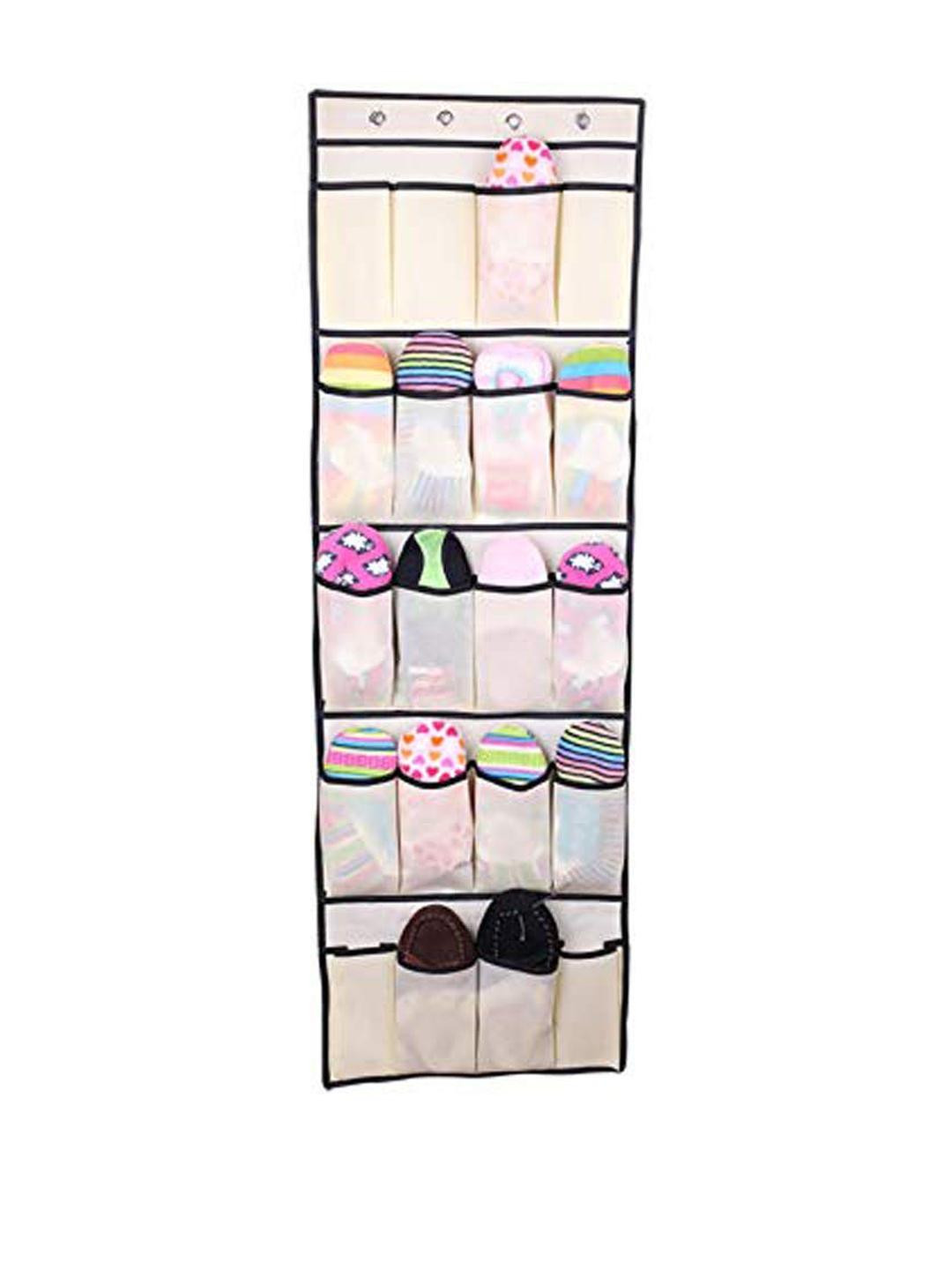 Go Hooked Blue 20pocket Door Hangers Organizer Duable Multi Purpose Blue