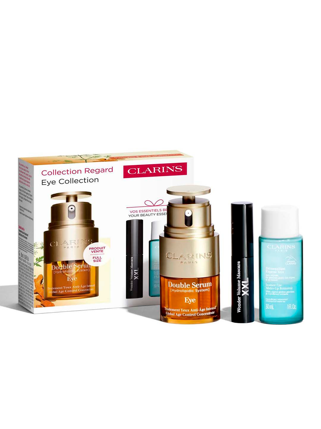 CLARINS Set of 3 Double Serum Eye & Mascara Kit