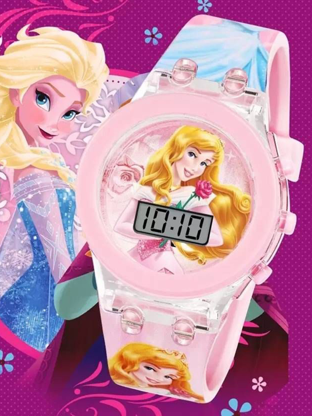 Hala Men Printed Round Tang Regular Digital Watch-Frozen