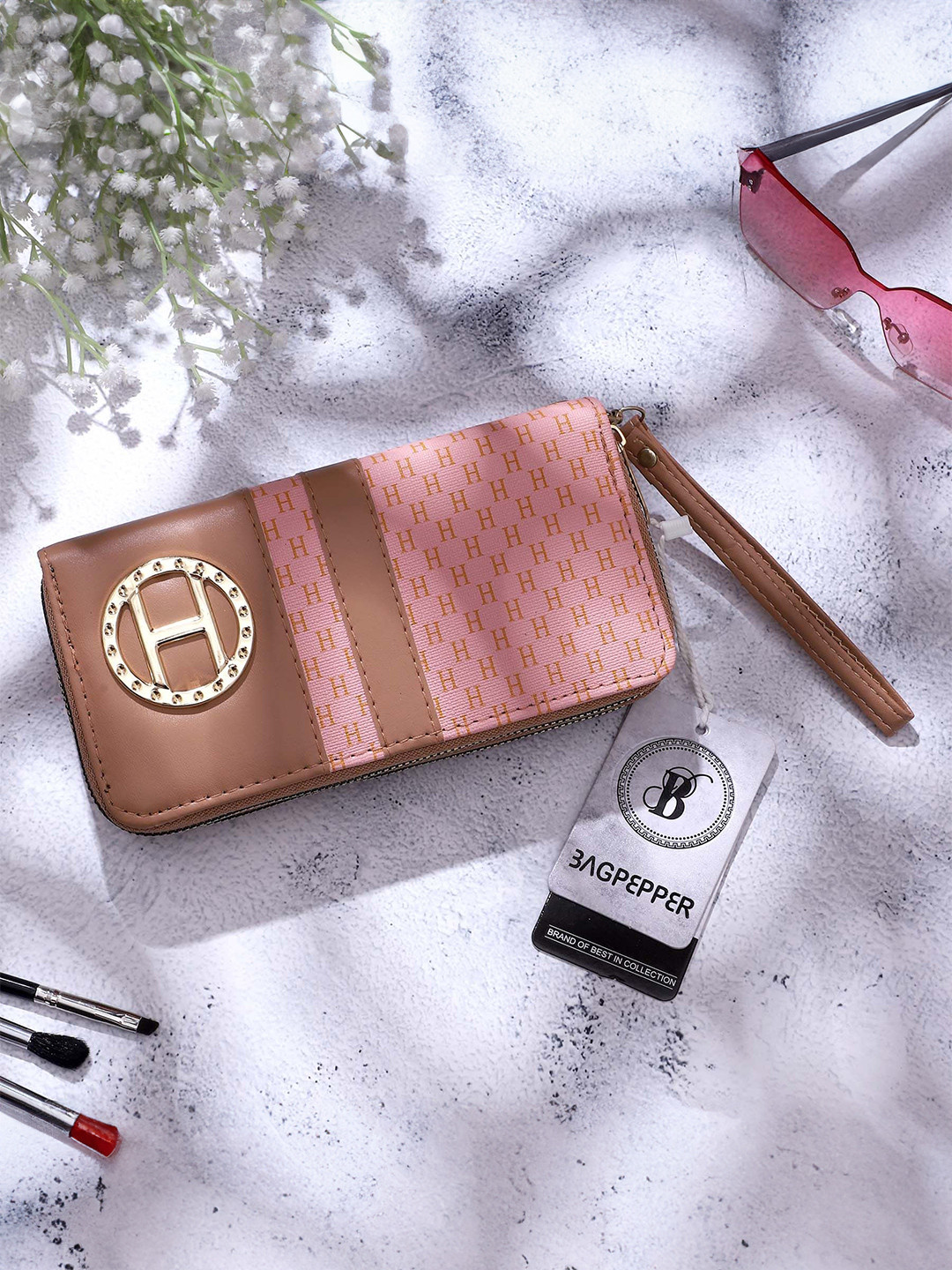 Bag Pepper Colourblocked PU Structured Handheld Bag