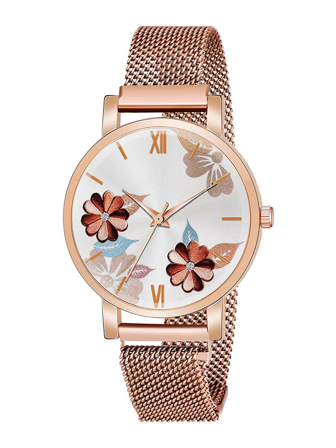 CSAMON Women Bracelet Style Straps Analogue Watch C_36 RED D RG Maganet_F