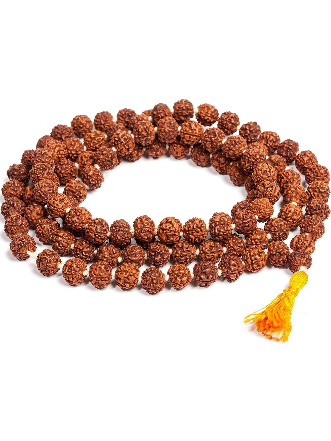 AURRA STORES Unisex Brown Ethnic Artificial Beads Slip-On Body Chain