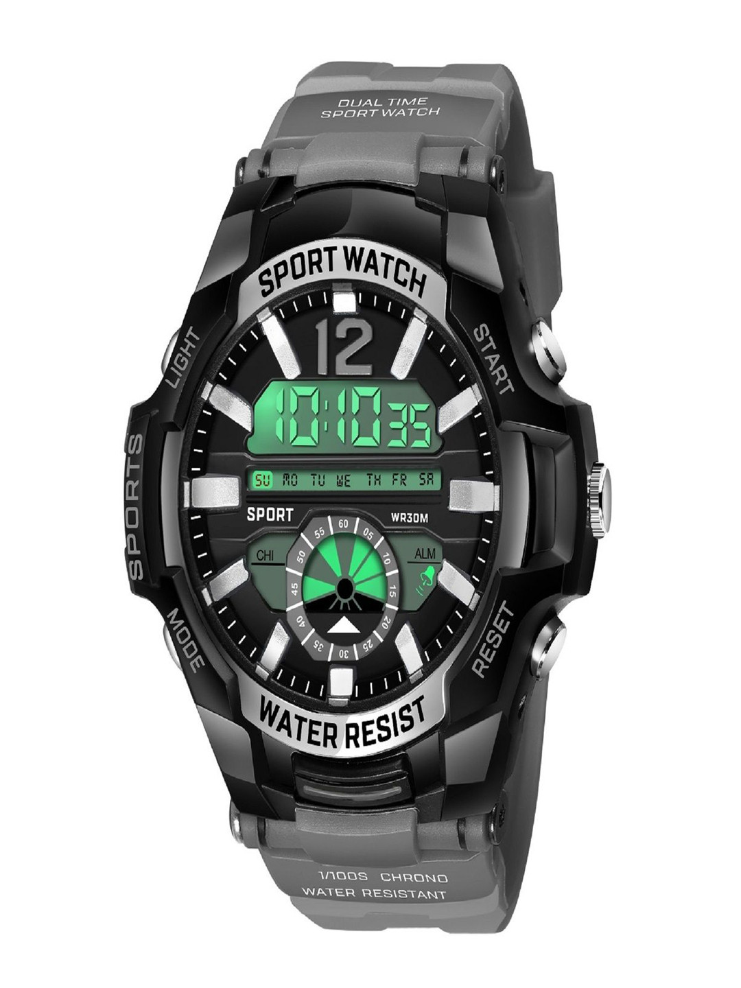 Hala Men Solid Round Tang Regular Digital Watch-1030