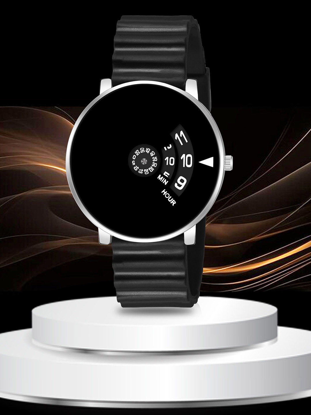 Gopal Shopcart Unisex Printed Dial & Straps Analogue Watch Paidu Black 802 Black