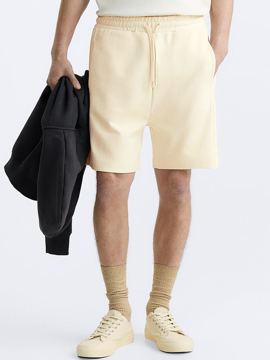 MISCHIEF MONKEY Men Relaxed Fit Mid-Rise Coltton Outdoor Shorts