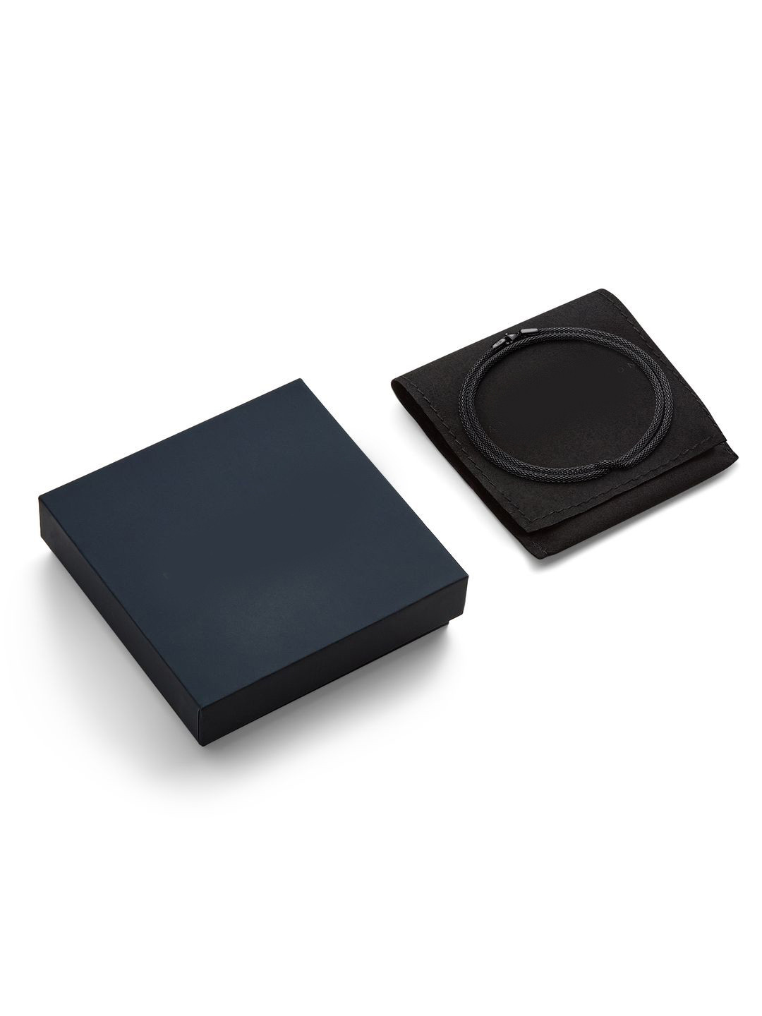 Daniel Wellington Tide Mesh Black Metal Necklace Unisex-DW00401100