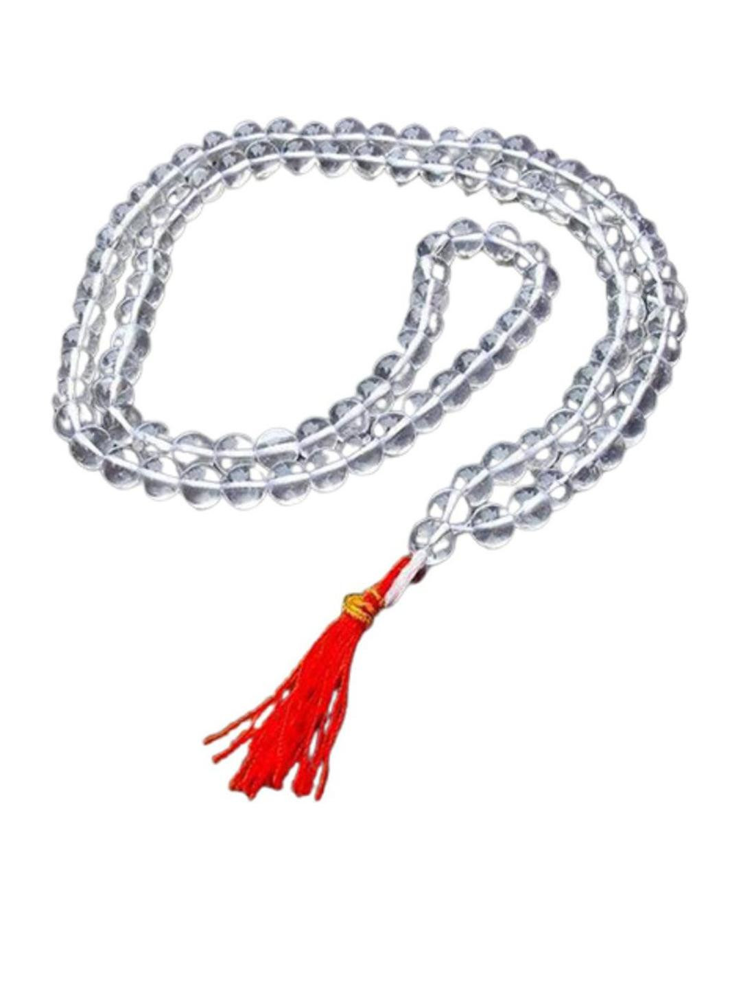 AURRA STORES Unisex White Color Ethnic Artificial Beads Slip-On Body Chain