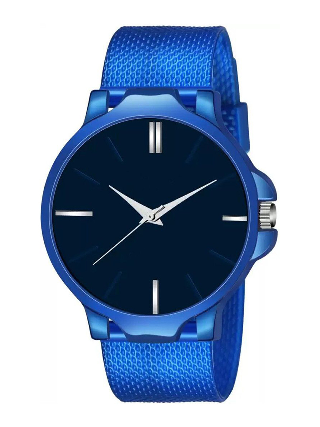 CSAMON Men Dial & Bracelet Style Straps Analogue Watch 3Kan LR 05 BLU Safar