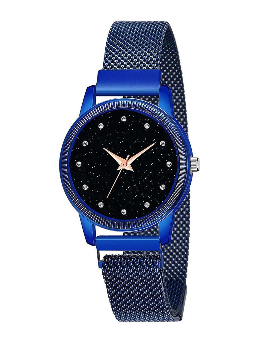 Gopal Shopcart Women Embellished Analogue Watch Csamon_25_Blue 12 daimouns,