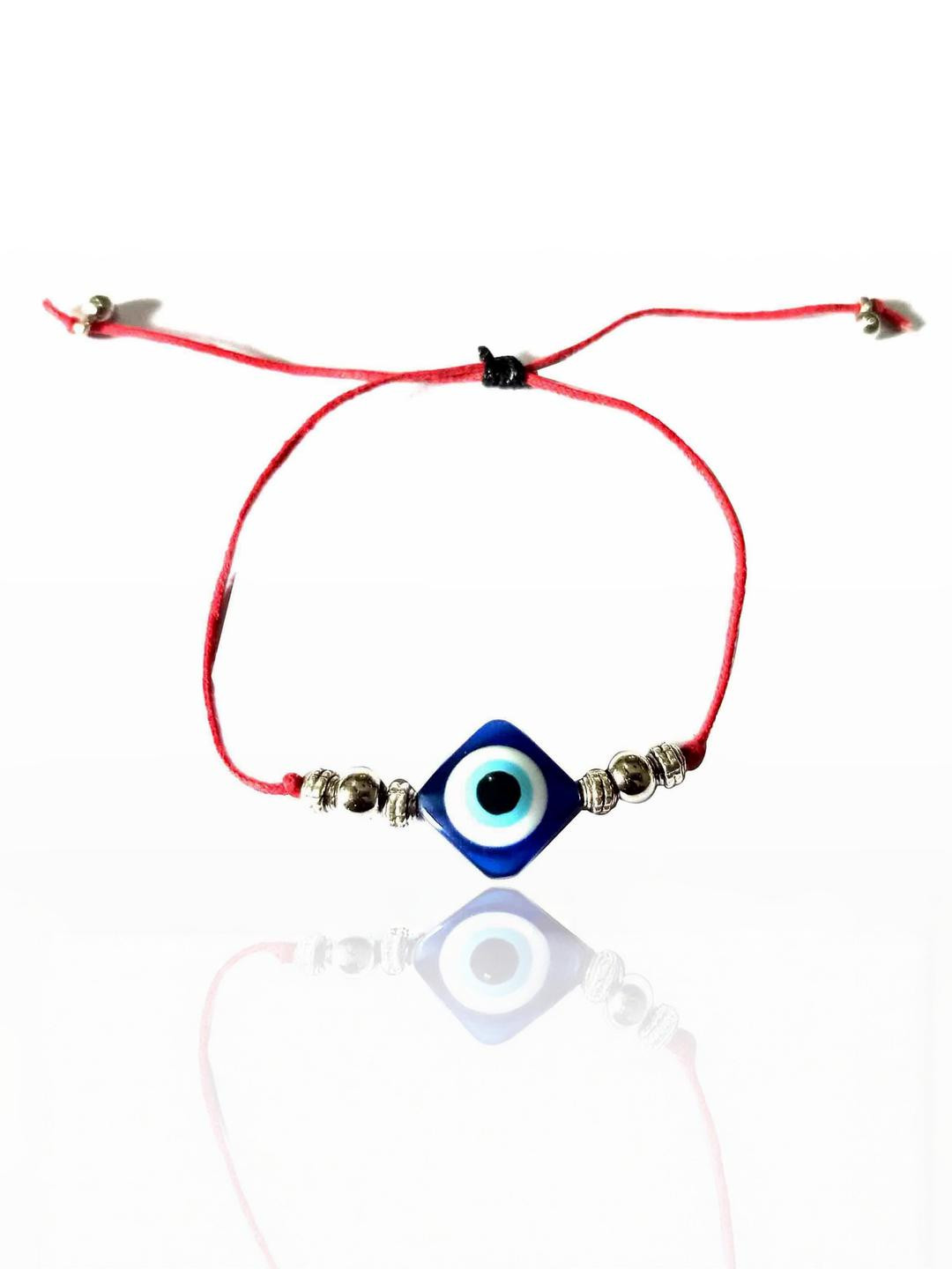Gurjari jewellers Dalicate Oxidise Evil Eye Beads charm Bracelet