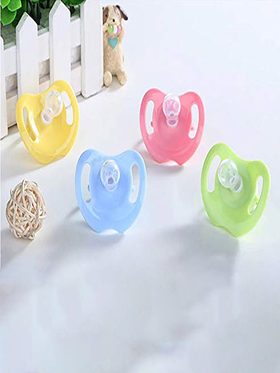 Joy Buzz Set Of 3 Baby Cartoon Print Pacifier With PP Case