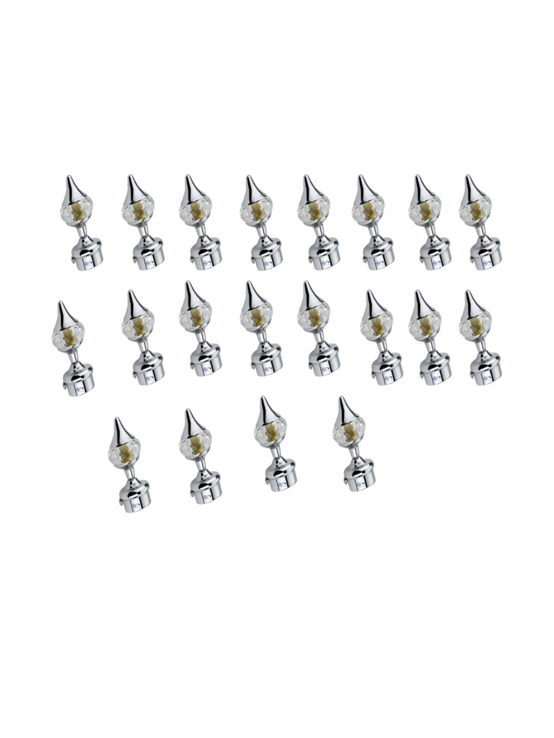 GROWNIX Pack of 20 Curtain Rod Brackets