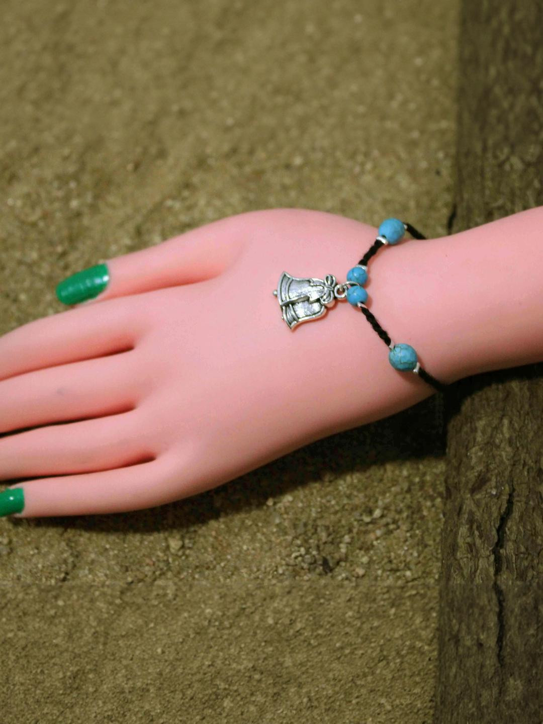 Gurjari Jewellers Women Threaded Bracelet with Bell