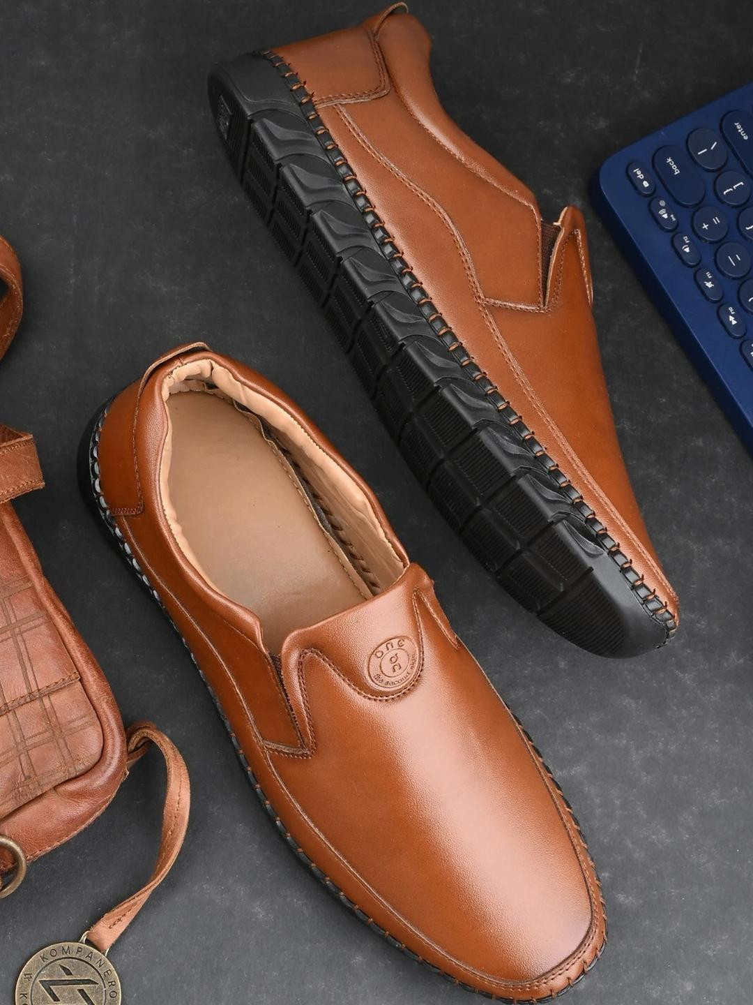 FUNNY FIRE Men Slip On Loafers