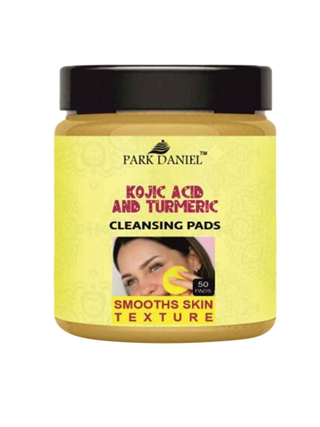 Park Daniel Kojic Acid & Turmeric Tan Removal & Oil Control Cleansing Pads - 50 Pulls
