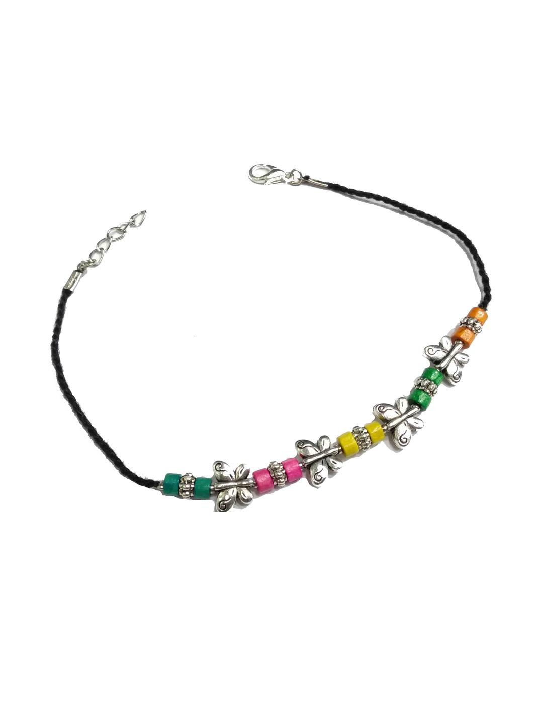 gurjari jewellers Thread Butterfly Anklet
