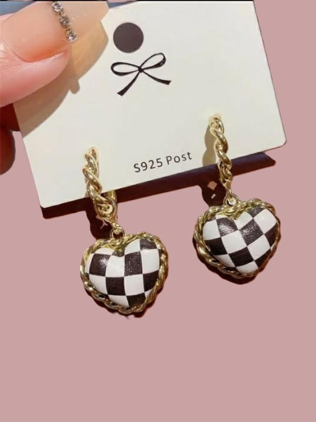 Amrav Heart Shaped Drop Earrings