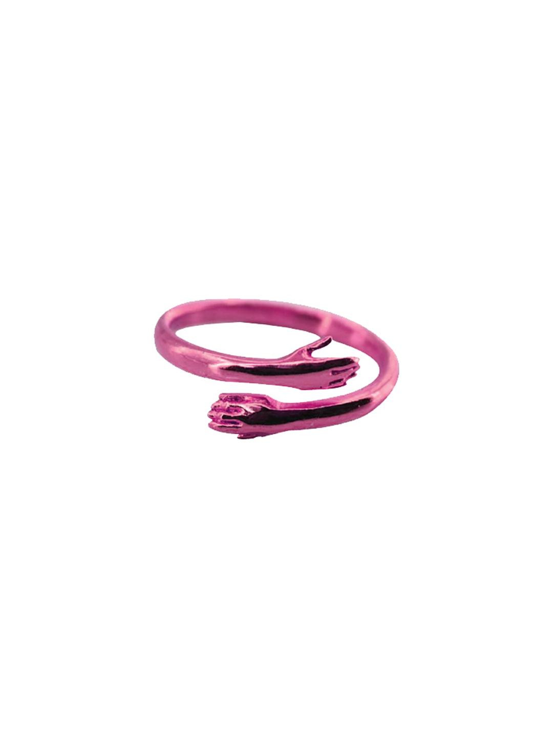 Navkar Crafts Rose Gold Adjustable Hug Ring