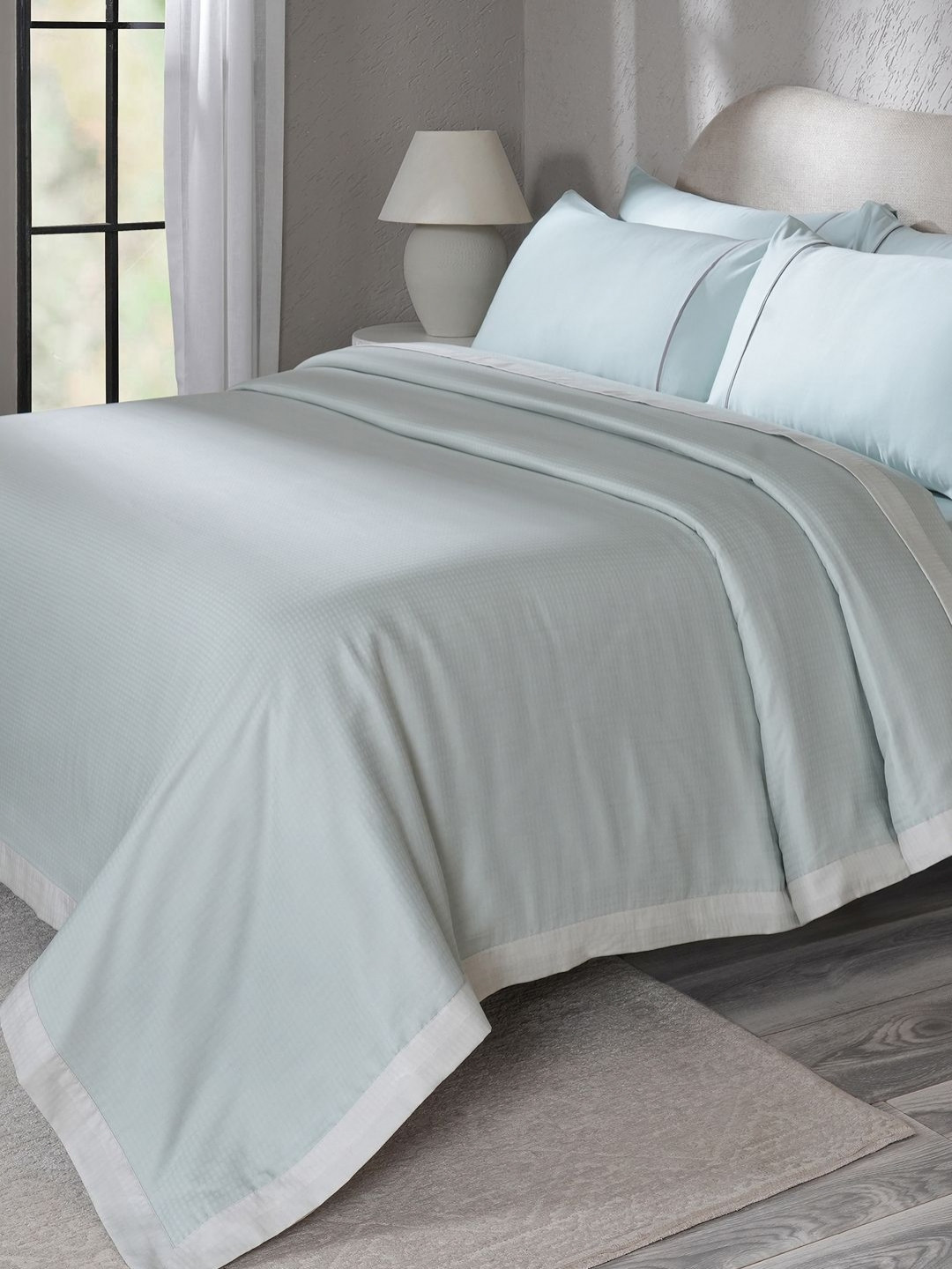 MASPAR Blue Soft Breathable & Lightweight 80 GSM Double Bed Dohar