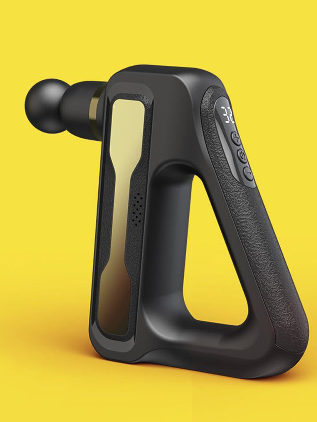 LEADWORT Hammer Massager For Pain Relief With 8 Massage Head- Black