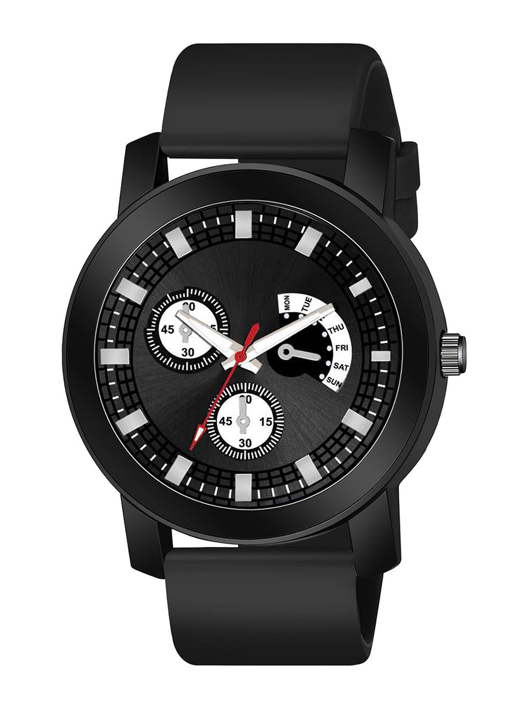 Gopal Shopcart Unisex Printed Dial & Straps Analogue Watch Pado AeviyoBLK D 804 BLK