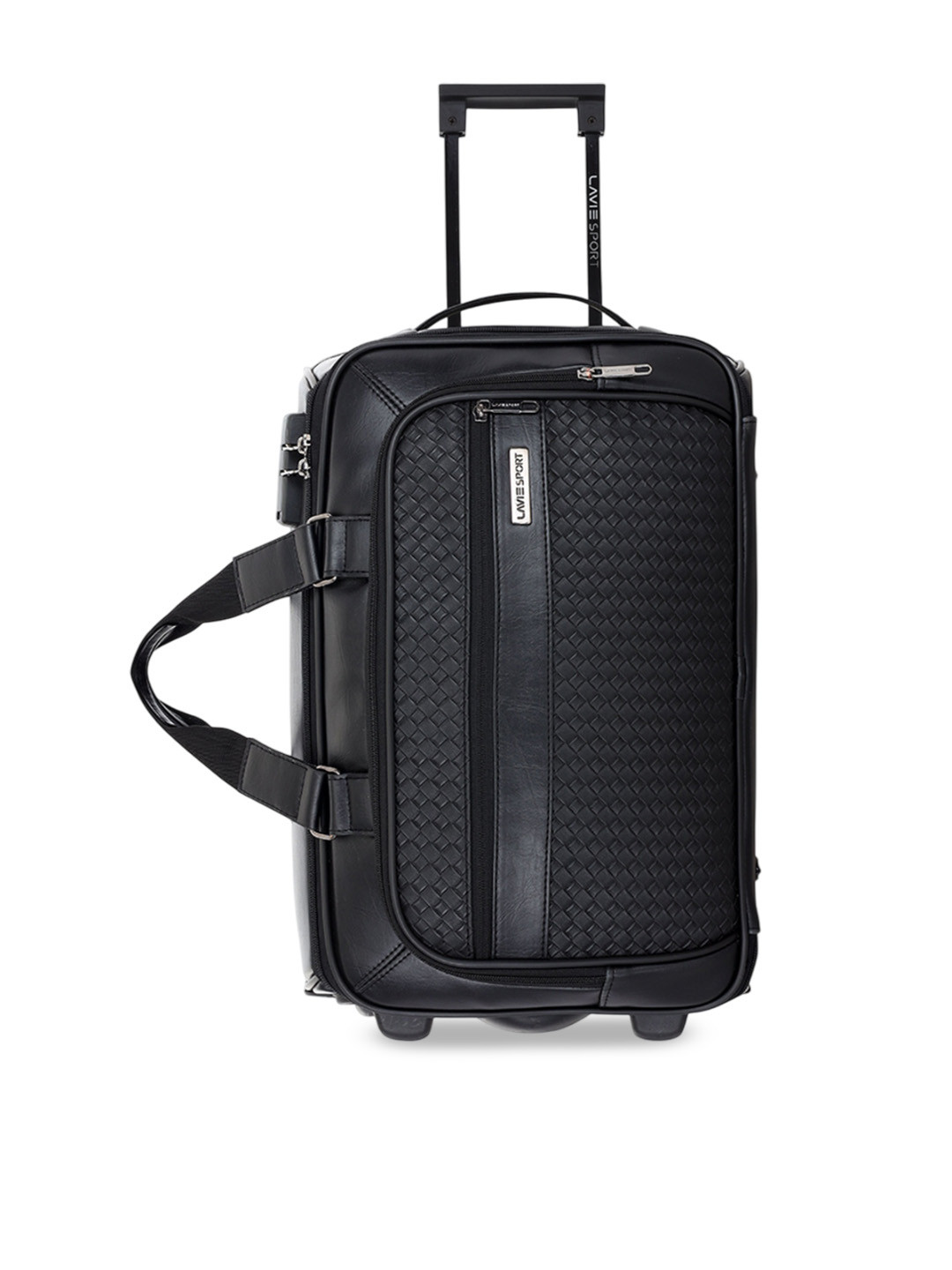 LAVIE SPORT Black Soft Sided Medium Trolley Duffle Bag