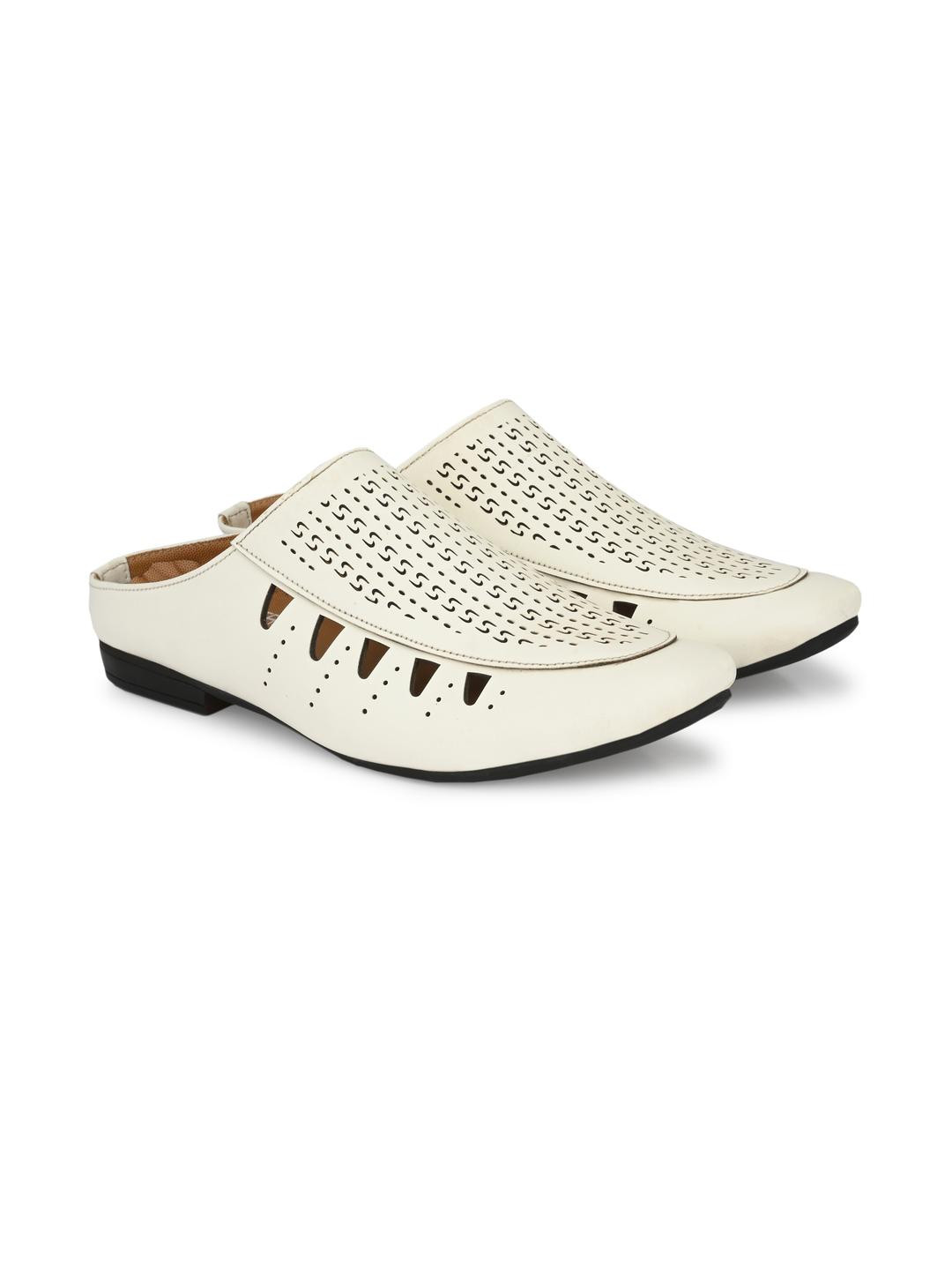 G L Trend Men Casual Half-cut Bantu Open Back Mule Loafer Slip-on Shoe