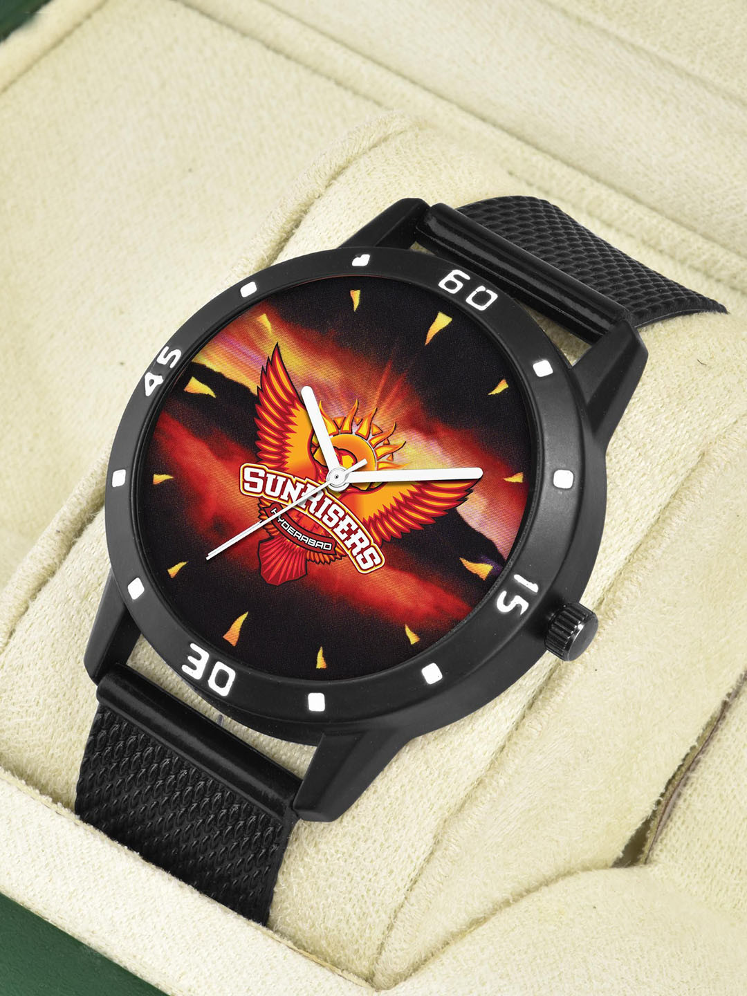 Gopal Shopcart Unisex Printed Dial & Straps Analogue Watch Sunrisers_BlackAeviyo_Case