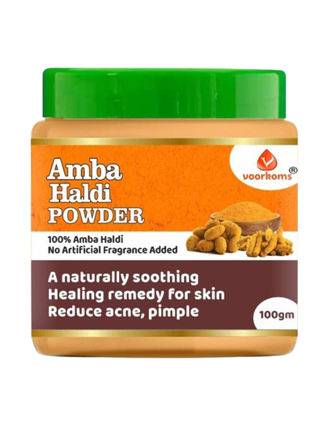 VOORKOMS Amba Haldi Powder Face Mask- 100 g