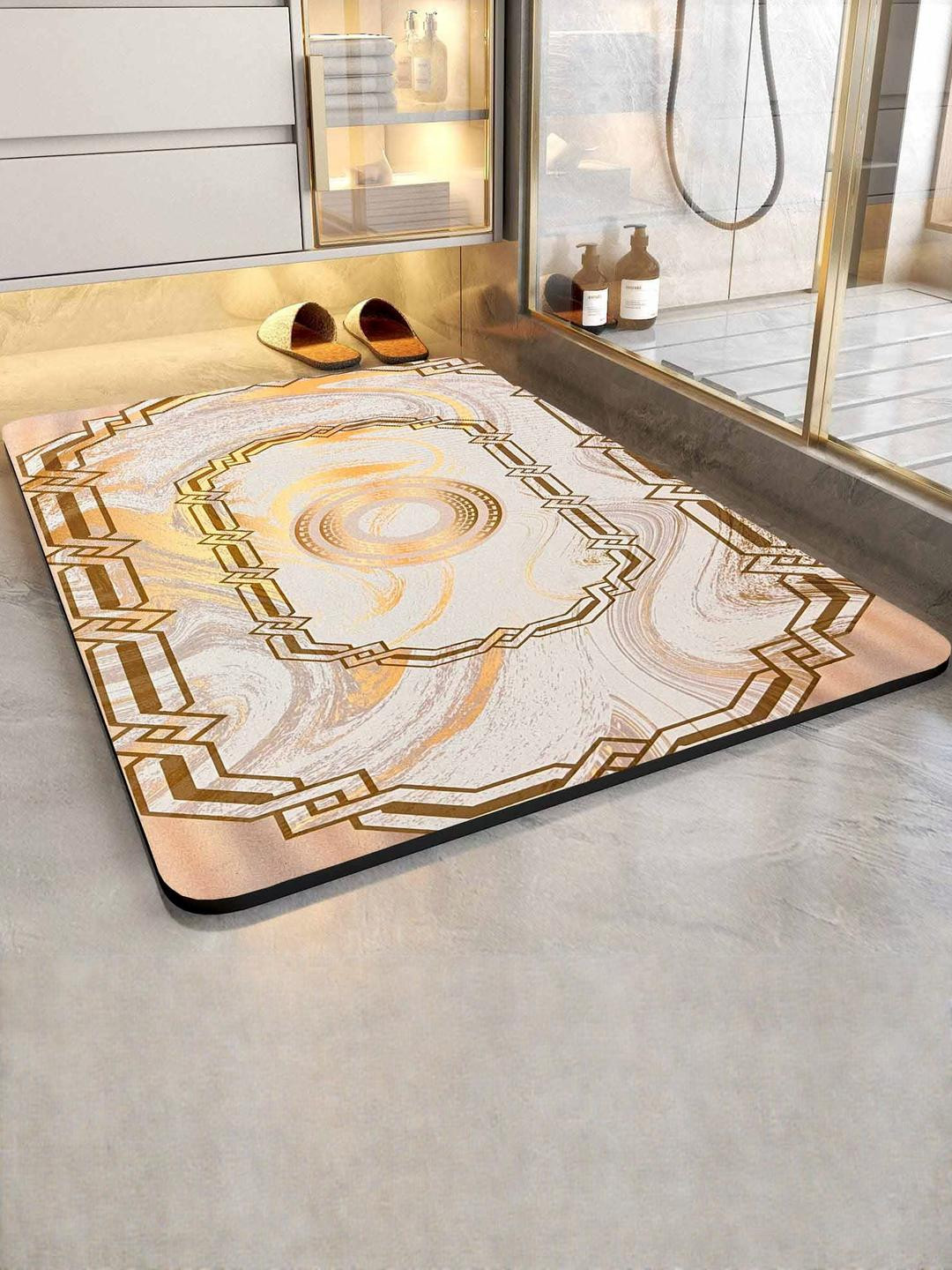 IVAZA Peach Anit-Skid Bath Mat