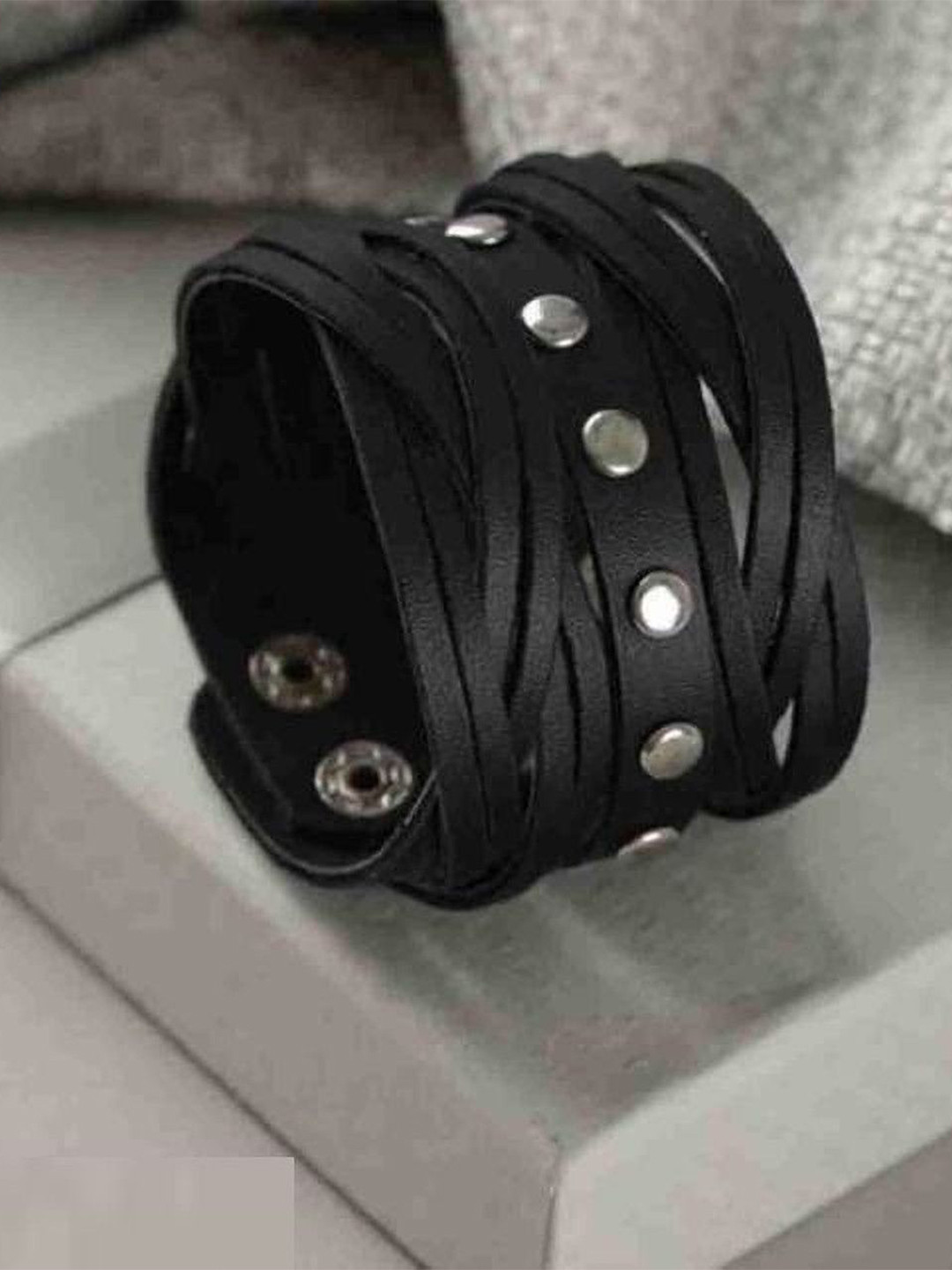 RV Jewels Unisex Leather Multistrand Bracelet