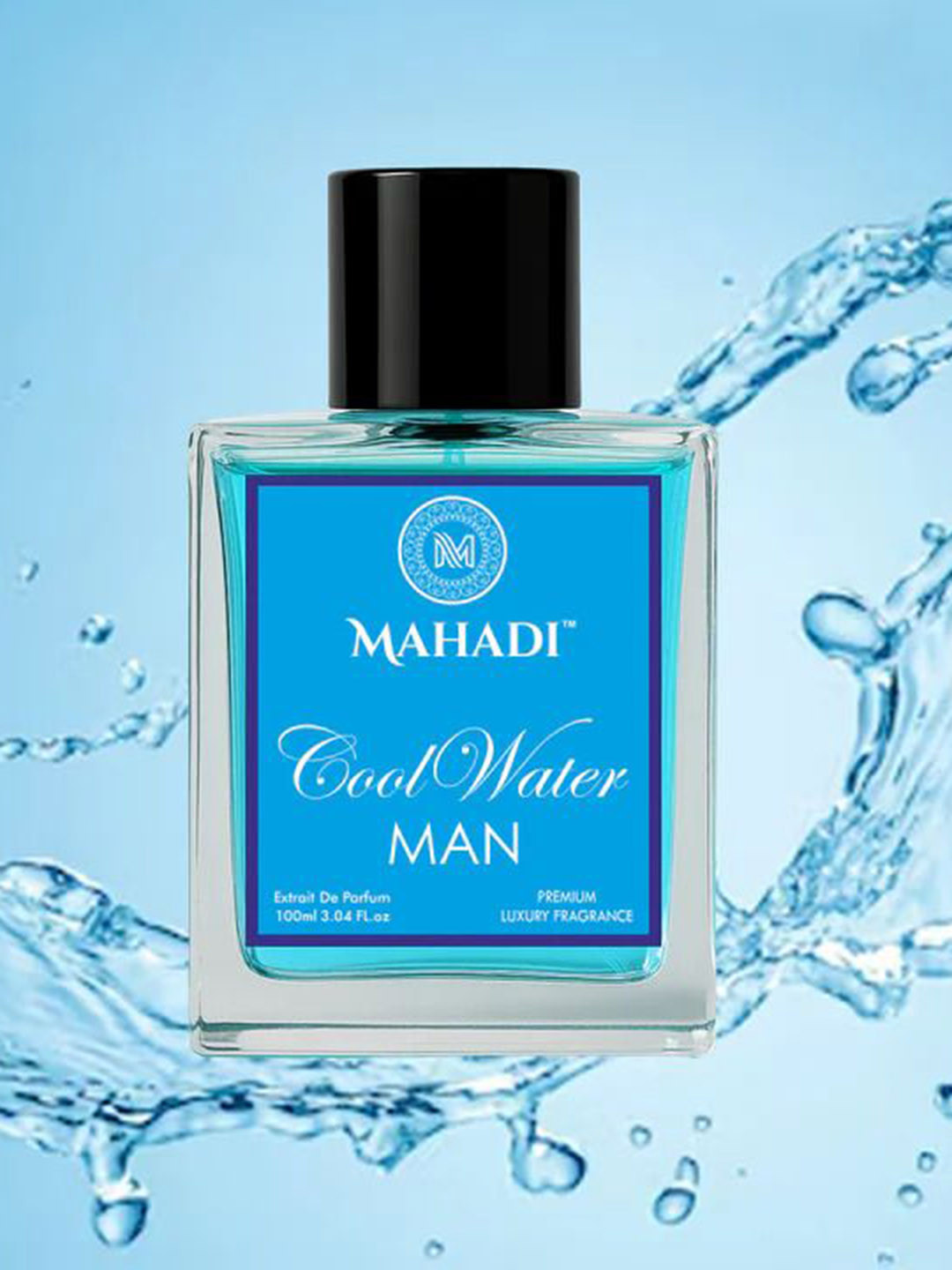 Mahadi Men Cool Water Aromatic Aquatic Eau De Toilette - 100 ml